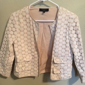 Khaki and Lace Blazer